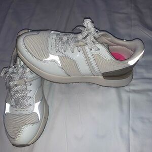 Keds Women's White and Tan Sneakers